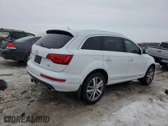 2015 Audi Q7 3.0L TDI Prestige with VIN WA1VMBFE3FD016892, listed as a Copart auction lot 42351545 with 105,081 mi miles and Clean Title. Bid and sale history available at carsss.com. Image 3.