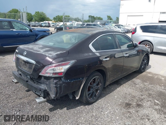 2012 Nissan Maxima SV with VIN 1N4AA5AP7CC814410, listed as a IAAI auction lot 42636484 with 144,363 mi miles and . Bid and sale history available at DreamBid. Image 4.