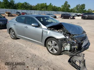 2015 Kia Optima Hybrid EX with VIN KNAGN4ADXF5082191, listed as a Copart auction lot 62502704 with 120,657 mi miles and Salvage Title. Bid and sale history available at carsss.com. Image 4.