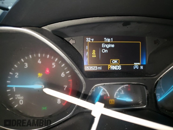2017 Ford Escape Titanium with VIN 1FMCU9JD8HUB06106, listed as a Copart auction lot 47662825 with 53,523 mi miles and Clean Title. Bid and sale history available at carsss.com. Image 9.