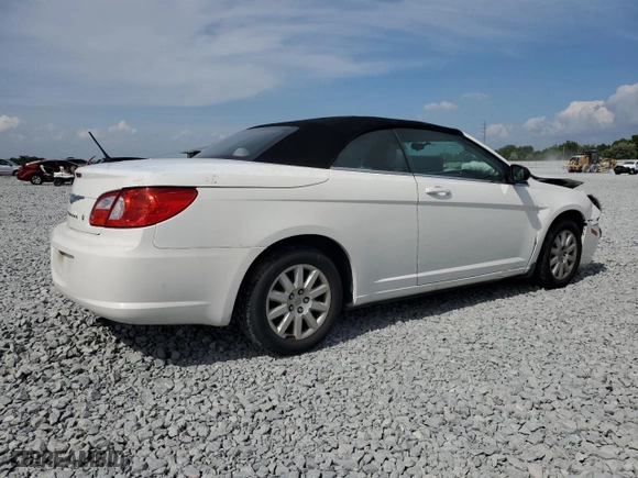 2008 Chrysler Sebring LX with VIN 1C3LC45K78N278208, listed as a Copart auction lot 52154595 with 174,459 mi miles and Salvage Title. Bid and sale history available at carsss.com. Image 3.