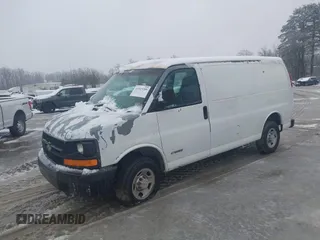 2003 Chevrolet Express Cargo with VIN 1GCGG25U931185214, listed as a IAAI auction lot 41523289 with 156,711 mi miles and . Bid and sale history available at DreamBid. Image 2.