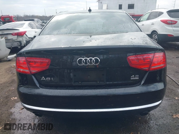 2012 Audi A8 L with VIN WAURVAFD8CN006917, listed as a IAAI auction lot 40877090 with 144,387 mi miles. Bid and sale history available at carsss.com. Image 16.
