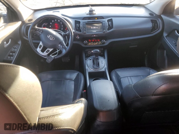 2013 Kia Sportage SX with VIN KNDPCCA68D7447781, listed as a Copart auction lot 85541454 with 136,211 mi miles and Salvage Title. Bid and sale history available at carsss.com. Image 8.