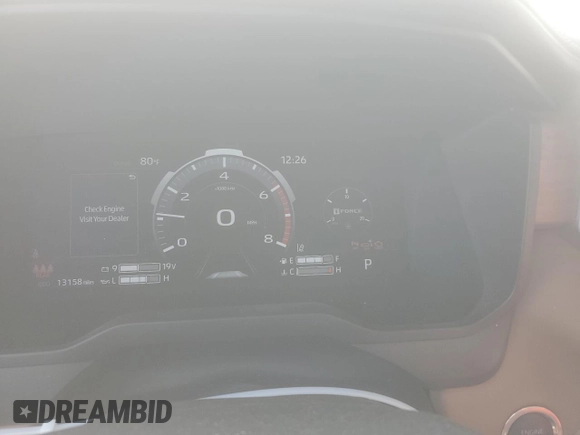 2024 Toyota Tundra 1794 Edition with VIN 5TFMA5DBXRX167302, listed as a Copart auction lot 49960245 with 13,158 mi miles and Salvage title. Bid and sale history available at DreamBid. Image 9.
