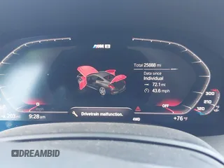 2020 BMW M8 z VIN WBSAE0C01LCD54612, wystawiony jako IAAI lot #41022043 z przebiegiem Nie podano mil oraz . Historia ofert i sprzedaży dostępna na DreamBid. Obrazek 7.