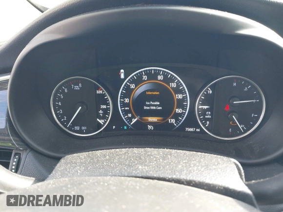 2019 Buick Envision Premium with VIN LRBFX3SX4KD011126, listed as a IAAI auction lot 41235521 with 75,667 mi miles and . Bid and sale history available at DreamBid. Image 7.