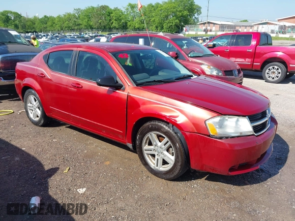 2008 Dodge Avenger SXT with VIN 1B3LC56K68N171989, listed as a IAAI auction lot 42111955 with 172,663 mi miles. Bid and sale history available at carsss.com. Image 1.