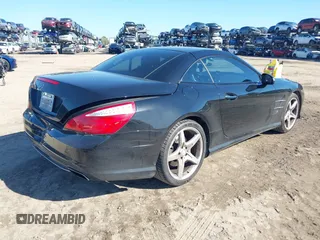 2014 Mercedes-Benz SL-Class SL 550 with VIN WDDJK7DA0EF027445, listed as a IAAI auction lot 41684493 with 162,533 mi miles. Bid and sale history available at carsss.com. Image 4.