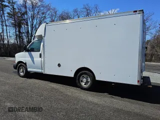 2014 Chevrolet Express Commercial with VIN 1GB0G2CG6E1210804, listed as a Copart auction lot 46897215 with 216,635 mi miles and Clean Title. Bid and sale history available at carsss.com. Image 2.