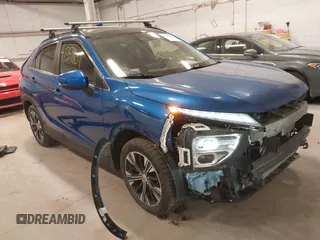 2022 Mitsubishi Eclipse Cross SE with VIN JA4ATWAAXNZ057521, listed as a IAAI auction lot 41359901 with 60,227 mi miles and . Bid and sale history available at DreamBid. Image 1.