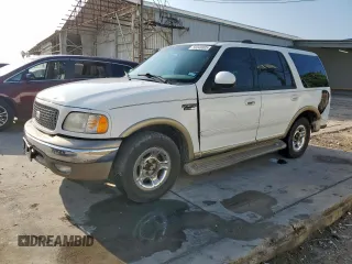 2002 Ford Expedition Eddie Bauer with VIN 1FMRU17L02LA05326, listed as a Copart auction lot 58048805 with 211,594 mi miles and Salvage title. Bid and sale history available at DreamBid. Image 1.