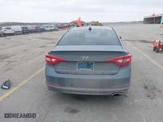 2017 Hyundai Sonata 2.4L with VIN 5NPE24AF6HH497550, listed as a IAAI auction lot 41707185 with 135,797 mi miles. Bid and sale history available at carsss.com. Image 17.