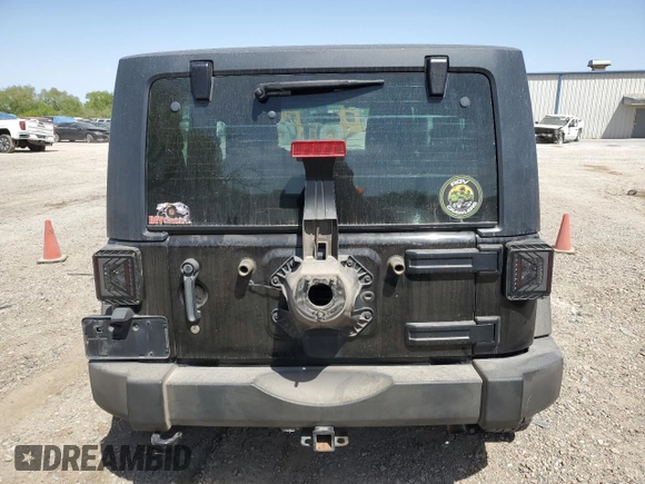 2013 Jeep Wrangler Sport with VIN 1C4AJWAG7DL670990, listed as a Copart auction lot 49910235 with 109,892 mi miles and Salvage Title. Bid and sale history available at carsss.com. Image 6.