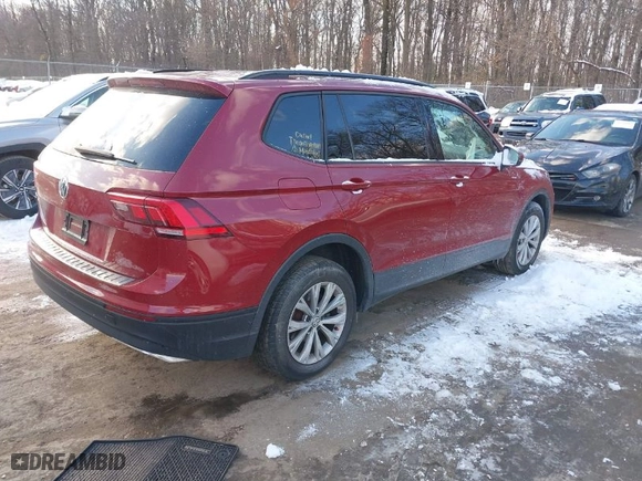 2019 Volkswagen Tiguan S with VIN 3VV1B7AX6KM075645, listed as a IAAI auction lot 41271492 with 73,663 mi miles. Bid and sale history available at carsss.com. Image 4.