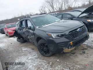 2022 Subaru Outback Wilderness with VIN 4S4BTGUD7N3281236, listed as a IAAI auction lot 41307856 with 8,430 mi miles and . Bid and sale history available at DreamBid. Image 1.