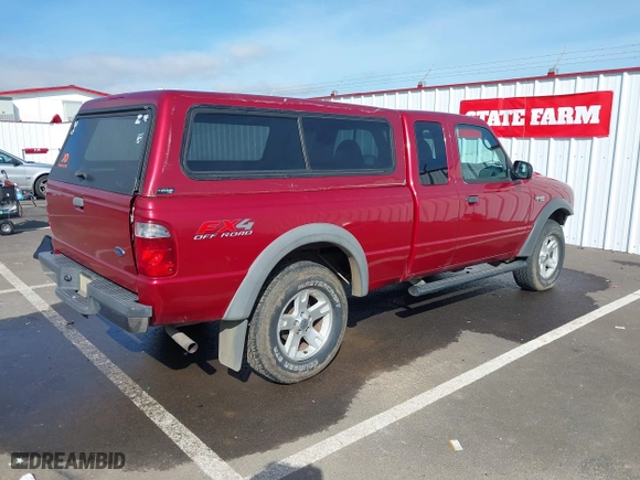 2003 Ford Ranger XL Fleet with VIN 1FTZR45E03PB60352, listed as a IAAI auction lot 41866921 with 85,836 mi miles. Bid and sale history available at carsss.com. Image 4.