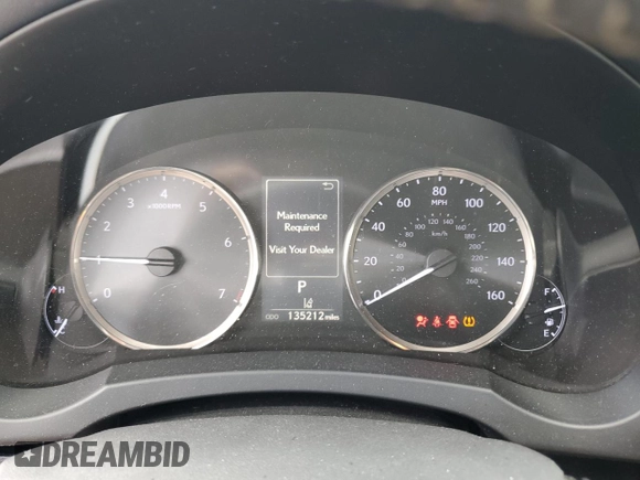 2018 Lexus IS 300 with VIN JTHC81D24J5030385, listed as a Copart auction lot 57968765 with 135,212 mi miles and Salvage title. Bid and sale history available at DreamBid. Image 9.
