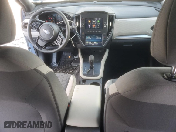 2025 Subaru Forester with VIN JF2SLDAC4SH457674, listed as a Copart auction lot 83403814 with 1,553 mi miles and Salvage title. Bid and sale history available at DreamBid. Image 8.