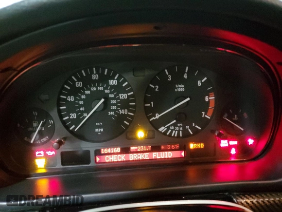 2001 BMW 5 Series 540iA with VIN WBADN63451GM73774, listed as a Copart auction lot 80139554 with 164,168 mi miles and Clean Title. Bid and sale history available at carsss.com. Image 9.
