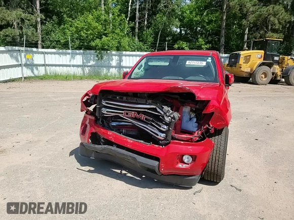 2016 GMC Canyon 2WD SLE with VIN 1GTH5CE33G1340174, listed as a Copart auction lot 62117235 with 110,909 mi miles and Salvage title. Bid and sale history available at DreamBid. Image 14.