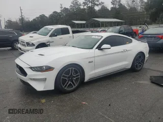 2019 Ford Mustang GT with VIN 1FA6P8CF5K5199725, listed as a Copart auction lot 47627995 with 57,896 mi miles and Clean title. Bid and sale history available at DreamBid. Image 1.