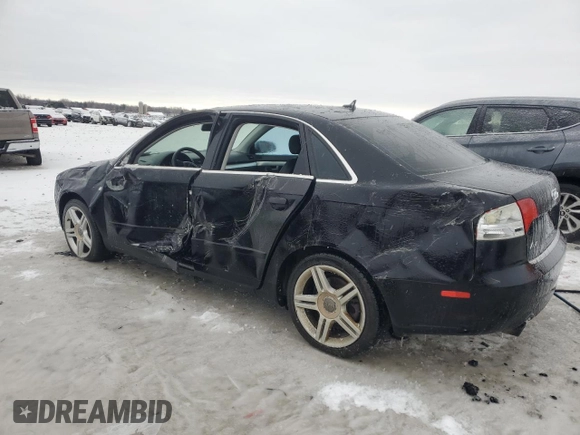 2007 Audi A4 2.0T with VIN WAUAF78E47A093098, listed as a Copart auction lot 86976454 with 98,237 mi miles and Clean Title. Bid and sale history available at carsss.com. Image 2.