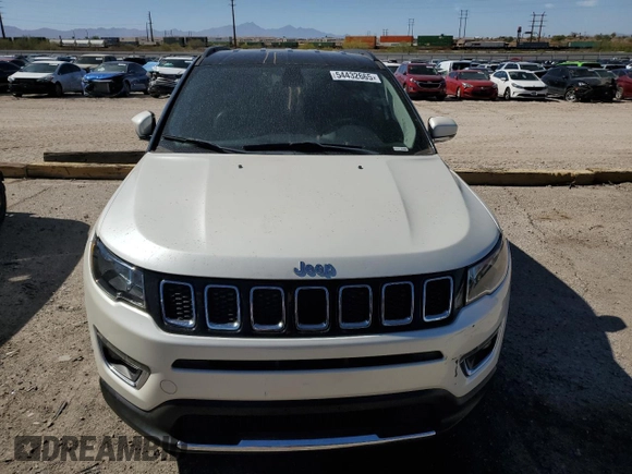 2019 Jeep Compass Limited with VIN 3C4NJCCB4KT646746, listed as a Copart auction lot 54432665 with 85,091 mi miles and Clean title. Bid and sale history available at DreamBid. Image 5.