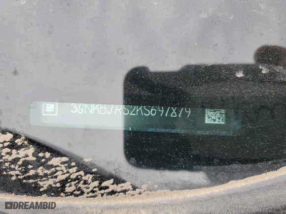 2019 Chevrolet Blazer RS with VIN 3GNKBJRS2KS697879, listed as a Copart auction lot 45407945 with 0 mi miles and Salvage Title. Bid and sale history available at carsss.com. Image 14.
