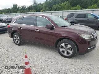 2015 Acura MDX with VIN 5FRYD4H29FB015576, listed as a Copart auction lot 63522315 with 66,884 mi miles and Salvage title. Bid and sale history available at DreamBid. Image 4.