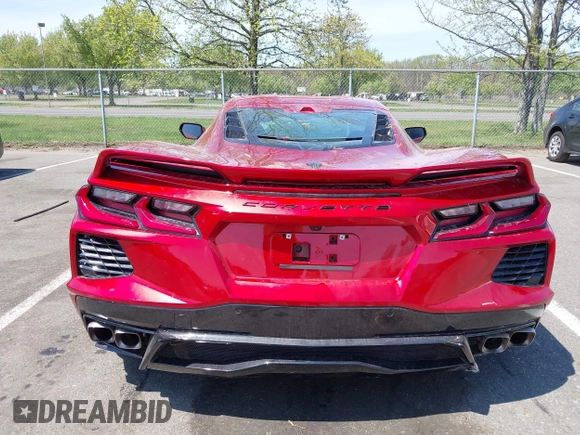 2023 Chevrolet Corvette 2LT z VIN 1G1YB2D43P5107409, wystawiony jako IAAI lot #42106263 z przebiegiem Nie podano mil oraz . Historia ofert i sprzedaży dostępna na DreamBid. Obrazek 6.
