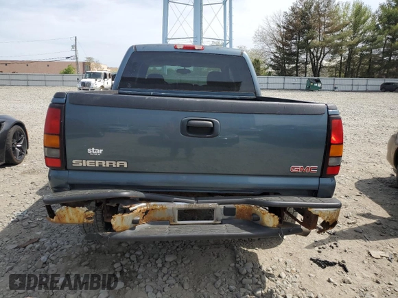 2006 GMC Sierra 1500 SLT with VIN 2GTEK13N461311344, listed as a Copart auction lot 54197005 with 143,950 mi miles and Clean Title. Bid and sale history available at carsss.com. Image 6.
