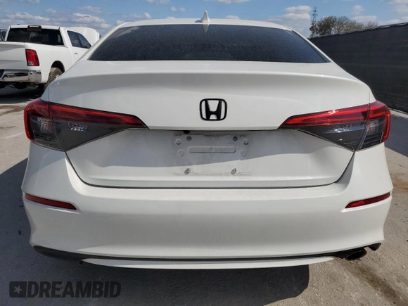 2024 Honda Civic Sedan Sport with VIN 2HGFE2F57RH500676, listed as a Copart auction lot 44372285 with 17,358 mi miles and Salvage Title. Bid and sale history available at carsss.com. Image 6.