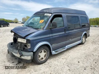 1996 Chevrolet Chevy Van z VIN 1GBFG15M5T1019816, wystawiony jako Copart lot #56688735 z przebiegiem Nie podano mil oraz Czysty tytuł • Clean title. Historia ofert i sprzedaży dostępna na DreamBid. Obrazek 1.