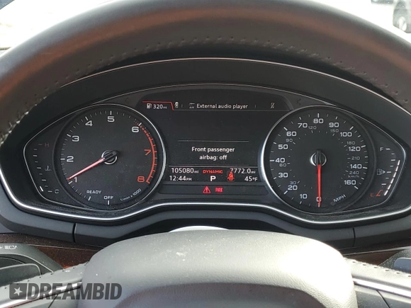 2018 Audi allroad A4 Premium with VIN WA17NAF46JA068518, listed as a Copart auction lot 81768373 with 105,080 mi miles and . Bid and sale history available at DreamBid. Image 9.