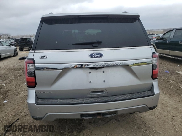 2019 Ford Expedition Limited with VIN 1FMJU2AT8KEA25369, listed as a Copart auction lot 85576284 with 0 mi miles and Salvage Title. Bid and sale history available at carsss.com. Image 6.