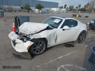 2023 Mazda MX-5 Miata RF Grand Touring with VIN JM1NDAM79P0557975, listed as a IAAI auction lot 41666691 with 19,826 mi miles. Bid and sale history available at carsss.com. Image 18.
