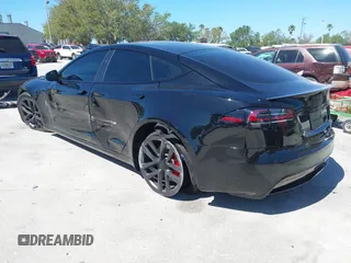 2023 Tesla Model S Plaid with VIN 5YJSA1E67PF528171, listed as a IAAI auction lot 41831086 with Not provided miles and . Bid and sale history available at DreamBid. Image 3.