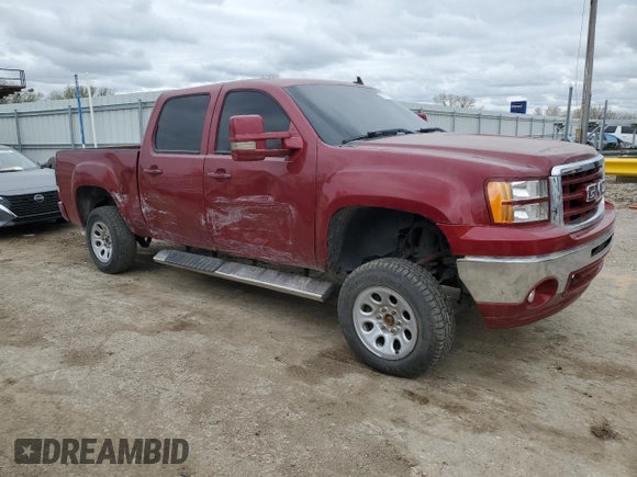 2012 GMC Sierra 1500 SLE with VIN 3GTP2VE75CG226210, listed as a Copart auction lot 51919155 with 95,681 mi miles and Salvage Title. Bid and sale history available at DreamBid. Image 4.