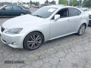 2007 Lexus IS with VIN JTHBK262X72054474, listed as a IAAI auction lot 42172869 with 106,364 mi miles. Bid and sale history available at carsss.com. Image 2.