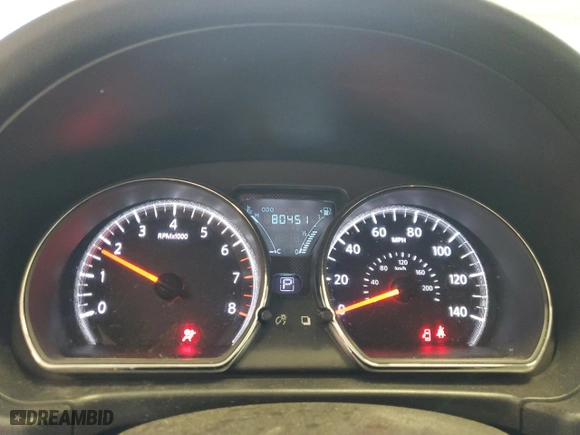 2016 Nissan Versa SV with VIN 3N1CN7AP4GL913038, listed as a Copart auction lot 47035355 with 80,451 mi miles and Salvage Title. Bid and sale history available at carsss.com. Image 9.