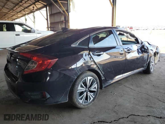2017 Honda Civic Sedan EX-T with VIN 19XFC1F43HE018271, listed as a Copart auction lot 40249204 with 97,409 mi miles and Salvage Title. Bid and sale history available at carsss.com. Image 3.