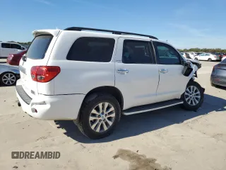 2012 Toyota Sequoia Limited with VIN 5TDJY5G16CS066546, listed as a Copart auction lot 80019234 with 0 mi miles and Salvage Title. Bid and sale history available at carsss.com. Image 3.