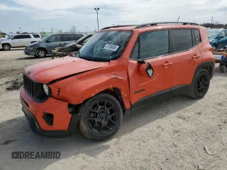 2019 Jeep Renegade Altitude z VIN ZACNJABB0KPK52915, wystawiony jako Copart lot #47705455 z przebiegiem 75 247 mil mil oraz Szkoda całkowita • Salvage title. Historia ofert i sprzedaży dostępna na DreamBid. Obrazek 1.