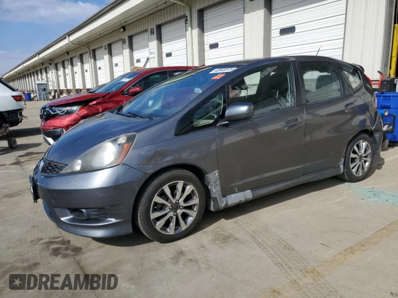 2013 Honda Fit Sport with VIN JHMGE8H52DC046740, listed as a Copart auction lot 48940075 with 116,450 mi miles and Salvage Title. Bid and sale history available at carsss.com. Image 1.