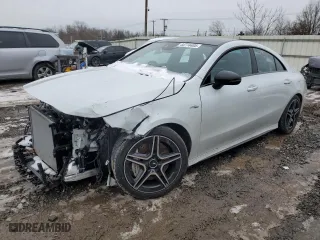 2022 Mercedes-Benz CLA with VIN W1K5J5BB9NN298319, listed as a Copart auction lot 44774405 with 23,224 mi miles and Salvage Title. Bid and sale history available at carsss.com. Image 1.