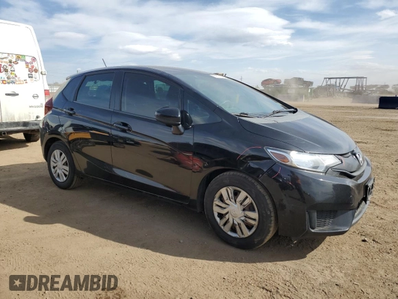 2017 Honda Fit LX with VIN 3HGGK5H58HM711154, listed as a Copart auction lot 52015615 with 113,055 mi miles and Salvage Title. Bid and sale history available at carsss.com. Image 4.
