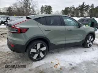 2024 Volvo C40 with VIN YV4ER3GM9R2104619, listed as a Copart auction lot 45505295 with Not Provided miles and Salvage Title. Bid and sale history available at DreamBid. Image 3.