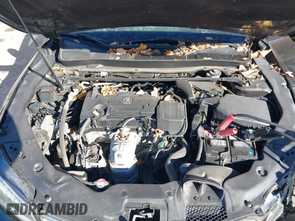 2015 Acura TLX Tech with VIN 19UUB1F51FA014434, listed as a IAAI auction lot 40791595 with 104,757 mi miles. Bid and sale history available at carsss.com. Image 10.