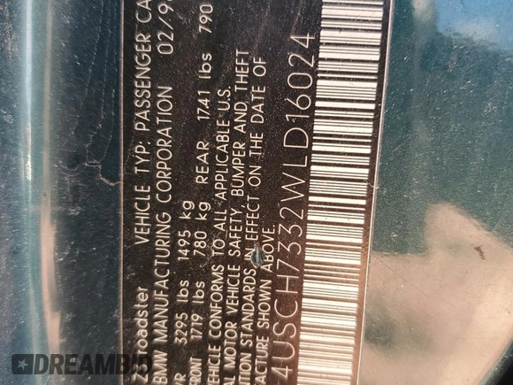 1998 BMW 3 Series 1.9L with VIN 4USCH7332WLD16024, listed as a Copart auction lot 51318495 with 90,724 mi miles and Salvage Title. Bid and sale history available at carsss.com. Image 12.